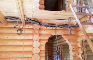 Электромонтаж в деревянном доме